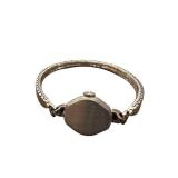 Vintage Benrus Ladies Silver Tone Wristwatch with Expansion Band