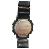 Digital Sports Wristwatch with Black Plastic Band and Alarm