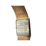 Gruen Diamond Quartz Wristwatch with Textured Gold-Tone Band