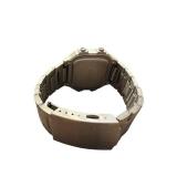 SKMEI Dual Time Digital Wristwatch with Metal Band