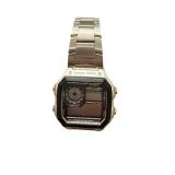 SKMEI Dual Time Digital Wristwatch with Metal Band