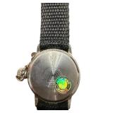 U.S.N. B.U. Ships Quartz Wristwatch with Black Fabric Band