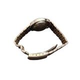 Vintage Stainless Steel Digital LED Wristwatch with Red Display