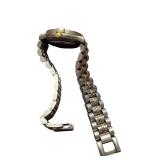 Mathey-Tissot Quartz Swiss Stainless Steel Two-Tone Wristwatch