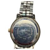 Mathey-Tissot Quartz Swiss Stainless Steel Two-Tone Wristwatch