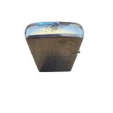 Vintage Zippo Metal Lighter with Sailing Ship Relief