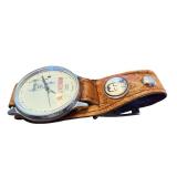 Vintage USSR Perestroika Wristwatch with Gorbachev Portrait and Leather Band