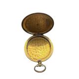 Antique Mechanical Pocket Watch with White Enamel Dial