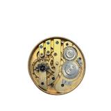Antique Mechanical Pocket Watch with White Enamel Dial