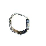 Klaus-Kobec Couture Sports Chronograph Watch Two-Tone Steel Bracelet