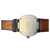 Alessi AL5010 Quartz Watch by Piero Lissoni with Leather Strap