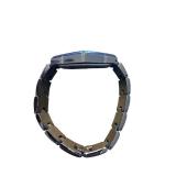 Geometric Stainless Steel Wristwatch with Unique Face Design