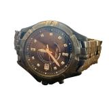 Seiko Kinetic Wristwatch with Metal Band and Date Indicator