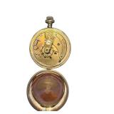 Antique American Waltham Pocket Watch with Floral Engraving