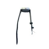 Gucci Swiss Made Black and Gold Wristwatch with Leather Band