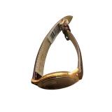 Zeppelin Flatline Brown Leather Strap Wristwatch with Gold Tone Case