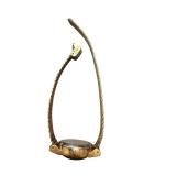 Elgin Gold Tone Ladies Wristwatch with Mesh Band