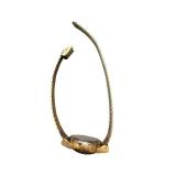 Elgin Gold Tone Ladies Wristwatch with Mesh Band