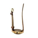 Stauer Gold Tone Quartz Watch with Brown Leather Band