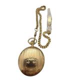 Antique Waltham Pocket Watch with Gold-Tone Case and Chain