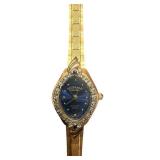 Vollmond Diamond Quartz Ladies Watch with Gold-Tone Band