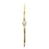 Vollmond Diamond Quartz Ladies Watch with Gold-Tone Band