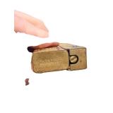 Vintage Brass Pocket Lighter Made in USA Pat. 188610