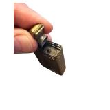 Vintage Brass Pocket Lighter Made in USA Pat. 188610