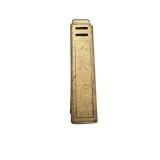 Vintage Brass Pocket Lighter Made in USA Pat. 188610