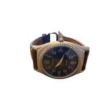 Fossil Mood Watch with Brown Leather Strap