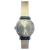 Vintage Vostok Wristwatch with Soviet-US Flags and Portraits