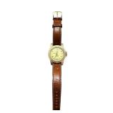 Vostok Komandirskie Russian Wristwatch with Brown Leather Band