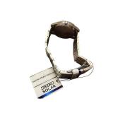 Seiko Solar Stainless Steel Wristwatch with Day-Date Display