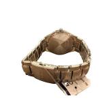 Seiko Solar Stainless Steel Wristwatch with Black Dial