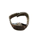 Seiko Solar Stainless Steel Wristwatch with Black Dial