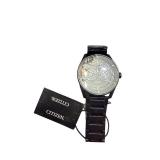 Citizen Eco-Drive Black Stainless Steel Chronograph Watch with Tag