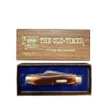 Schrade Cutlery Old Timer Folding Pocket Knife with Box