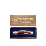Schrade Cutlery Old Timer Folding Pocket Knife with Box