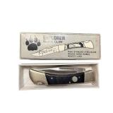 Explorer Black Claw Folding Pocket Knife with Box