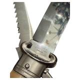 Viralina Inox Multi-Blade Folding Knife with Stag Handle