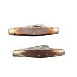 Set of 2 Old Timer Multi-Blade Pocket Knives