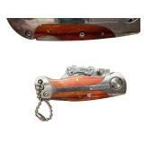 Craftsman Wood Handle Utility Knife and Mini Keychain Knife Set