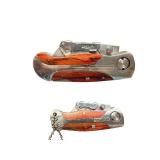 Craftsman Wood Handle Utility Knife and Mini Keychain Knife Set