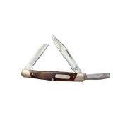 Set of 2Vintage Pocket Knives Including Buck and Case Brands