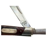 Set of 2Vintage Pocket Knives Including Buck and Case Brands