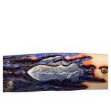 Schrade Uncle Henry Three-Blade Pocket Knife with Staglon Handle