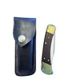 Buck 110 Folding Hunter Knife with Sheath