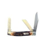 Schrade Uncle Henry 885UH USA 3-Blade Pocket Knife with Box