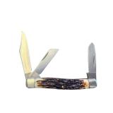 Schrade Uncle Henry 885UH USA 3-Blade Pocket Knife with Box