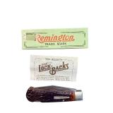 Remington Bullet Lock Back R1303 1984 Folding Knife with Box